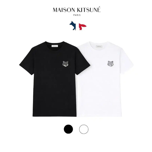 [BUNJANG] Maison Kitsuné Oversized Grey Logo T-Shirt / 메종키츠네 오버핏 그레이로고 반팔티