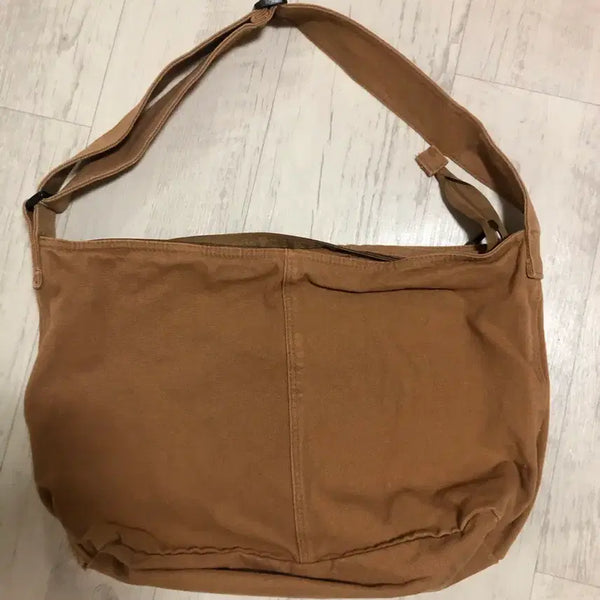 [BUNJANG] Vintage Washed Messenger Bag / 빈티지 워싱 메신저백