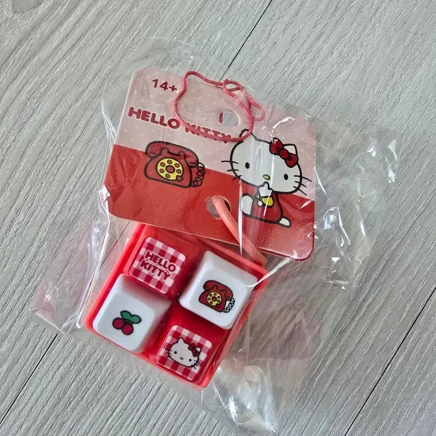 [BUNJANG] Hello Kitty Keycap Keychain (Red) / 키티 키캡 키링 (레드)