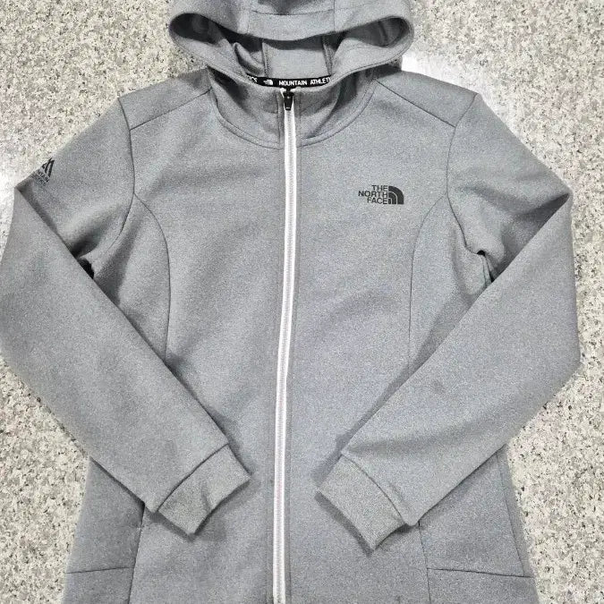 [BUNJANG] The North Face Women's Grey Hoodie Zip-Up / 노스페이스 여성용 후드집업 회색