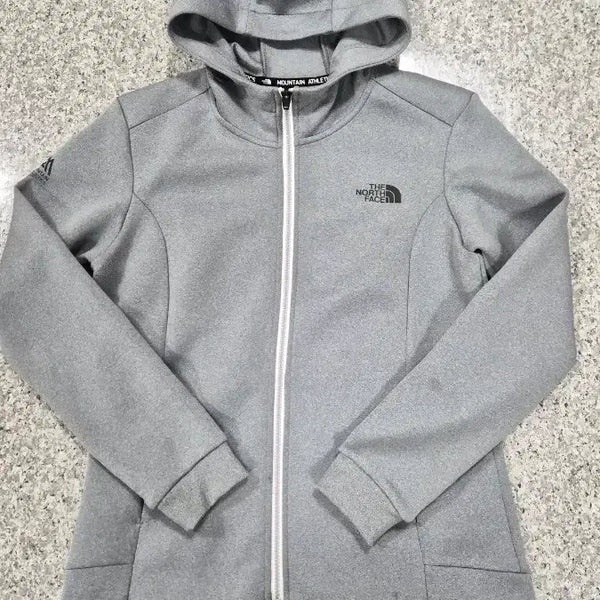 [BUNJANG] The North Face Women's Grey Hoodie Zip-Up / 노스페이스 여성용 후드집업 회색