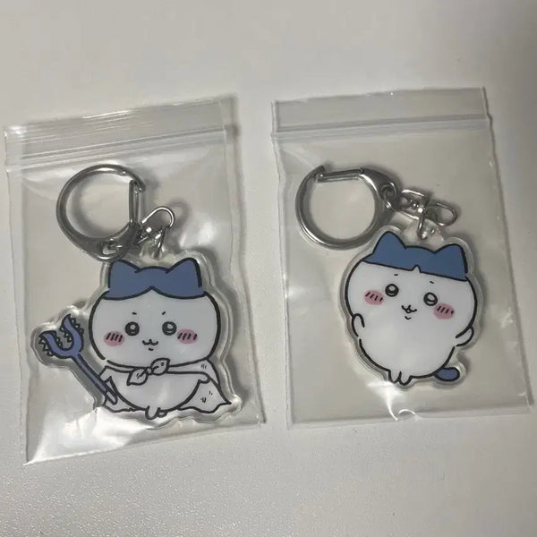 [BUNJANG] Hachiware Bangs Acrylic Gacha Keychain Bundle Set / (일괄)하치와레 앞머리 아크릴 가챠 키링