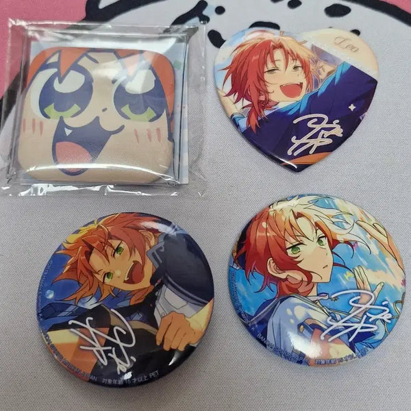 [BUNJANG] Ensemble Stars! Leo Tsukinaga Can Badge Blue Phila Bundle / 앙스타 츠키나가 레오 캔뱃지 부쿠부 블루필라