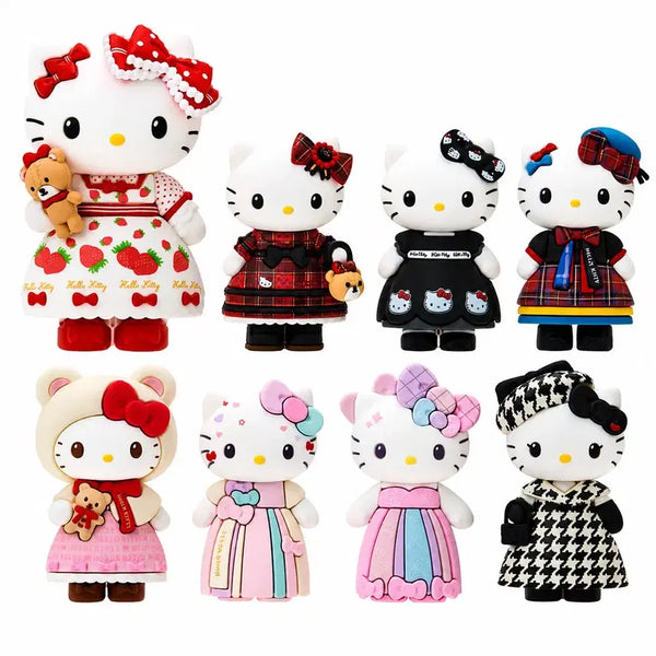 [BUNJANG] Sanrio Hello Kitty Secret Birthday Miniature Mascot Figure Full Box / 산리오 헬로키티 생일굿즈 시크릿 버스데이돌 미니어쳐 마스코트 피규어 풀박