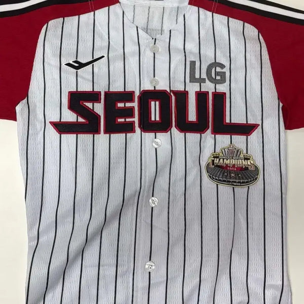 [BUNJANG] LG Twins Authentic Seoul Jersey Oh Ji-hwan Embroidery (Size 100/L) / LG트윈스 어센틱 서울 유니폼 오지환 자수마킹 (100 L)