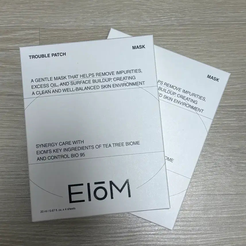 [BUNJANG] ElOm Trouble Patch Mask (4 Count) / 이옴 트러블 패치 마스크 4매입