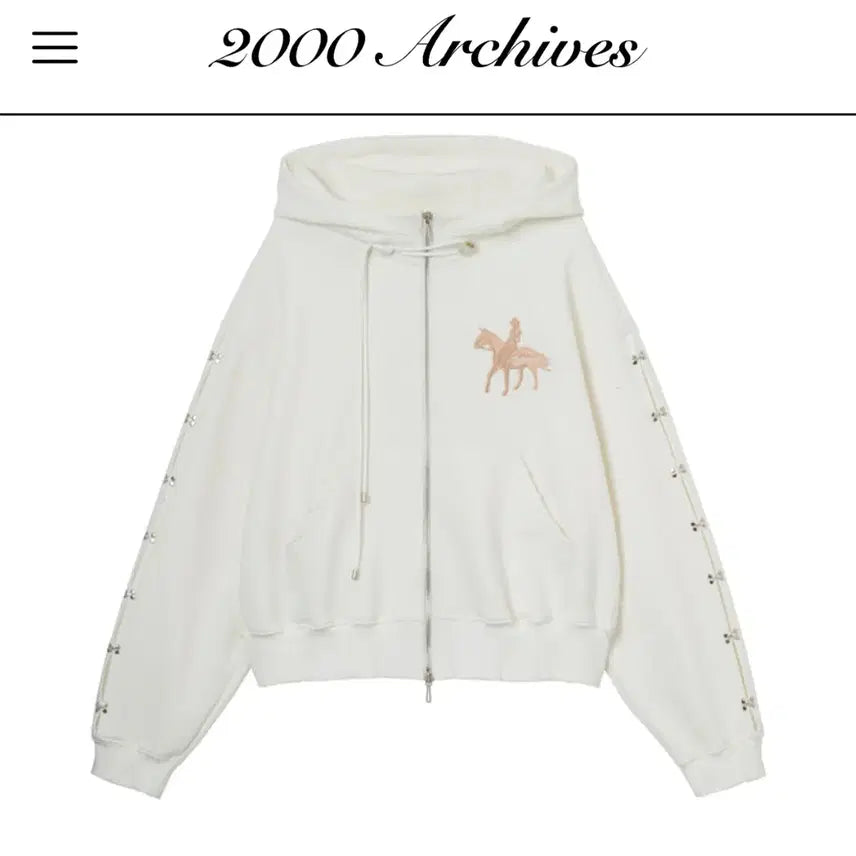 [BUNJANG] 2000 Archives Year of Horse Hoodie Zip Up / 2000아카이브스 후드집업