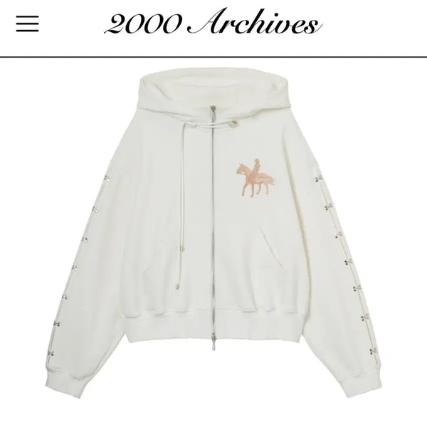 [BUNJANG] 2000 Archives Year of Horse Hoodie Zip Up / 2000아카이브스 후드집업