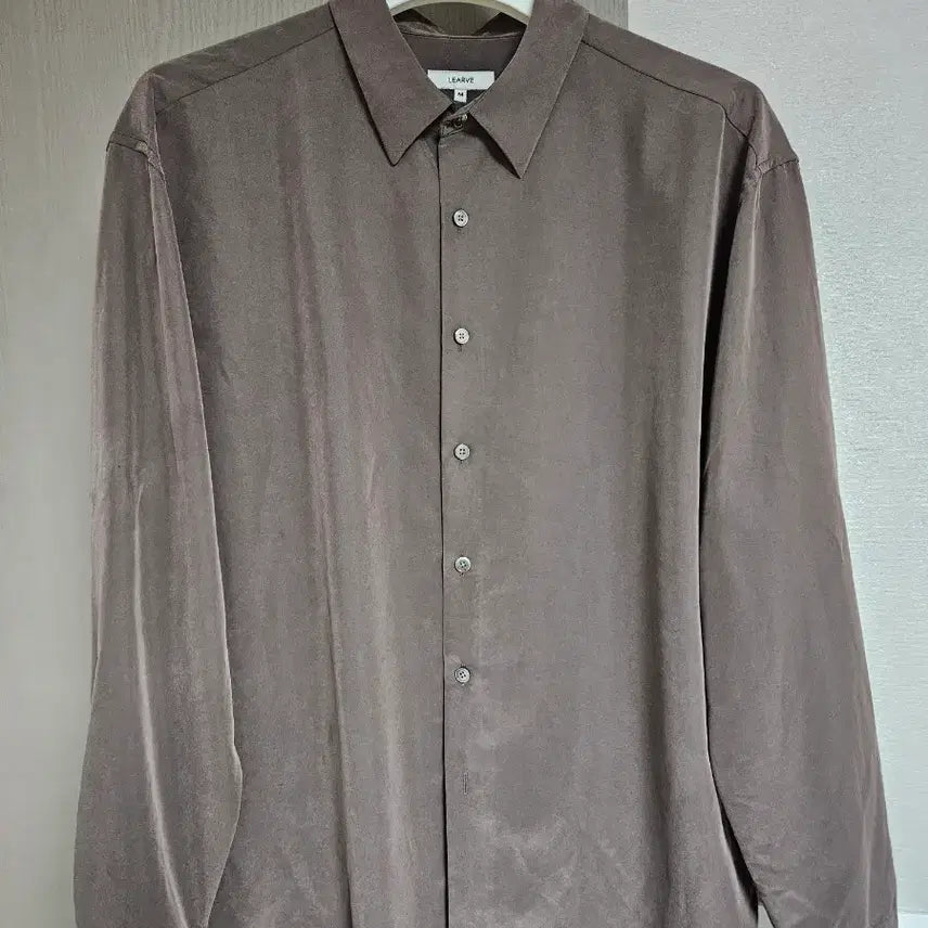 [BUNJANG] Le Havre Minimalist Shirt (Deep Brown) / 르아브 미니멀리즘 셔츠 M (딥브라운)