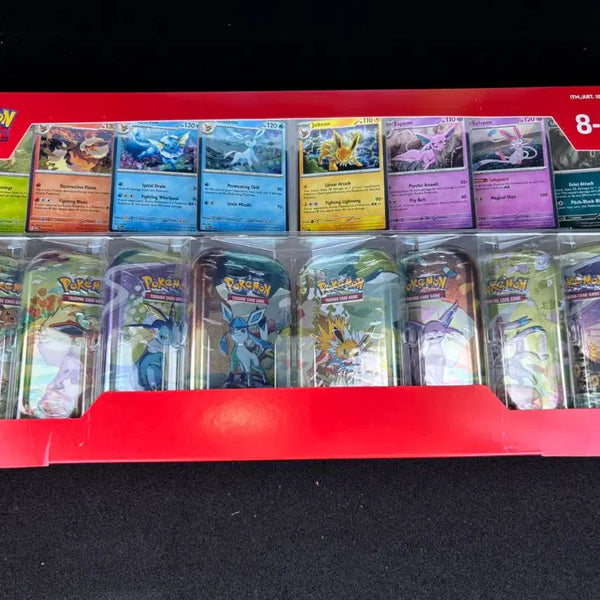 [BUNJANG] Pokemon Eevee Evolution 8-Pack Mini Tin Set (Sealed) / 포켓몬 북미 프리즈매틱 8팩 틴 세트 (미개봉)