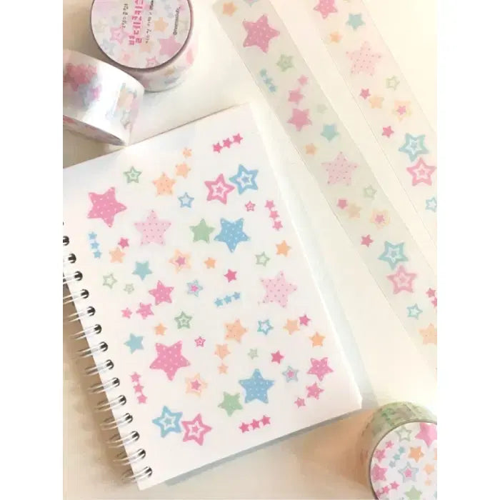 [BUNJANG] Hamster Club Star Deco Kiss Cut Sticker Set / 햄스클럽 별데코 키스컷