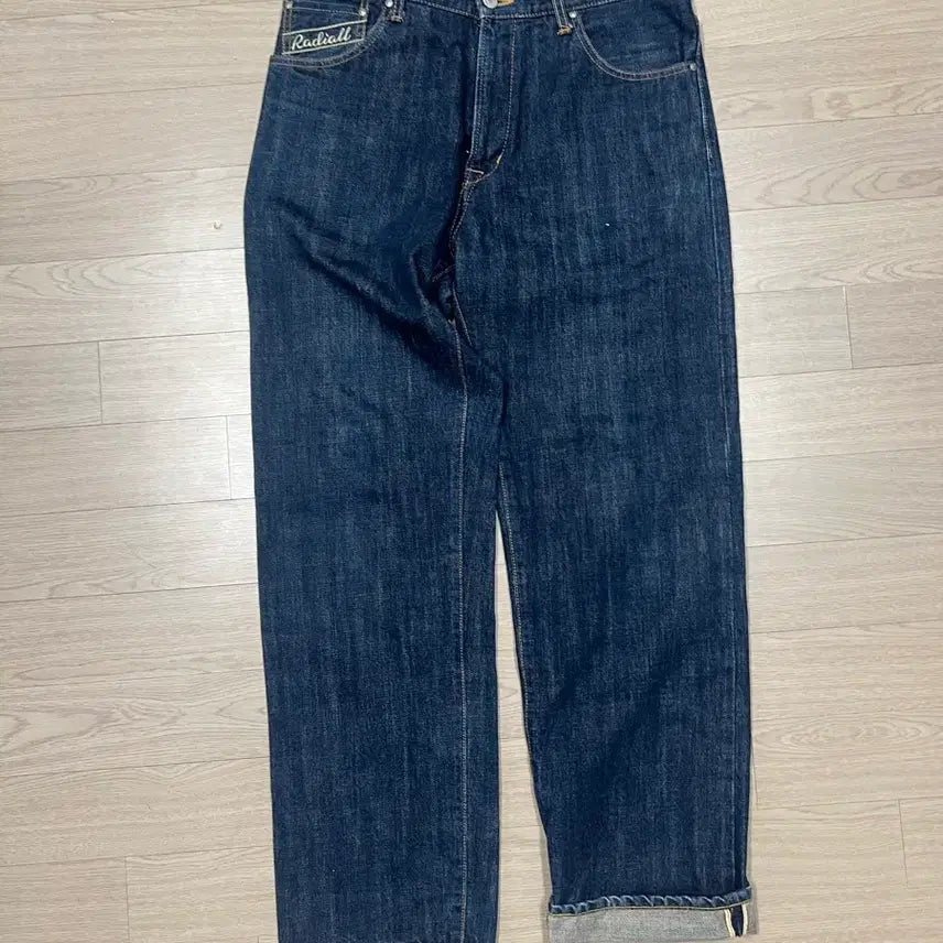 [BUNJANG] RADIALL Selvedge Denim Pants (Size 32, Cinch Back) / RADIALL(라디알) 셀비지 데님 팬츠 (32사이즈,신치백)
