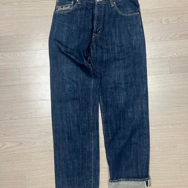 [BUNJANG] RADIALL Selvedge Denim Pants (Size 32, Cinch Back) / RADIALL(라디알) 셀비지 데님 팬츠 (32사이즈,신치백)