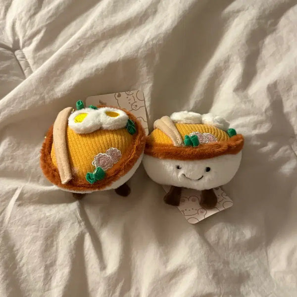 [BUNJANG] Ramen Noodle Keychain Doll / (새상품) 후루룩짭짭 라멘 라면 키링 인형