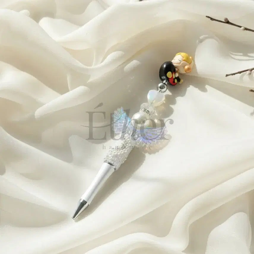 [BUNJANG] Character Bead Charm Mini Figure Ballpoint Pen / 캐릭터 비즈 장식 볼펜 볼꾸 미니 피규어