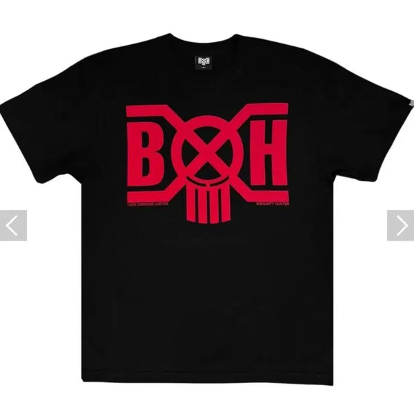 [BUNJANG] 바운티헌터 블랙레드 로고 반팔 티셔츠(XXL) / 바운티헌터 블랙레드 로고 반팔 티셔츠(XXL)