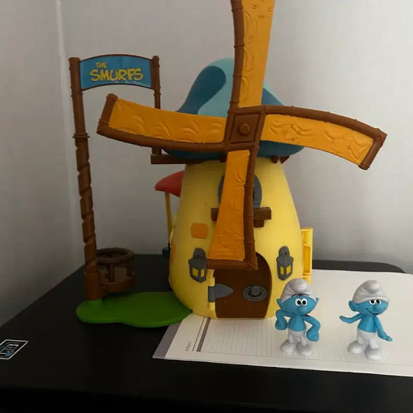 [BUNJANG] Smurf House Toy with Smurf Figure / 스머프 집 장난감 판매