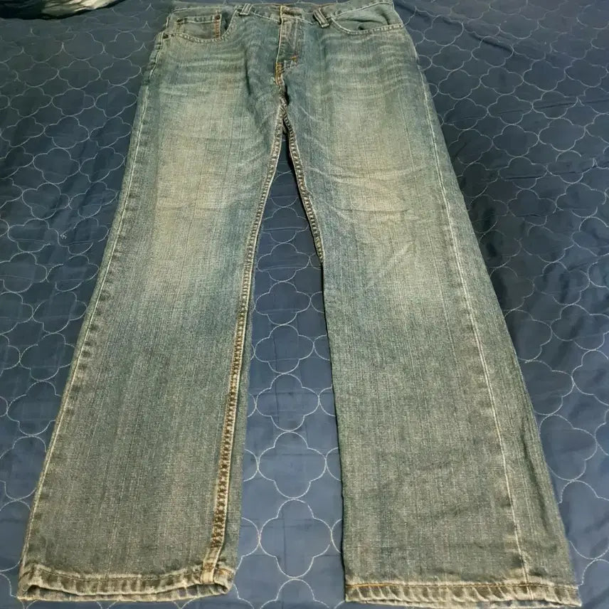 [BUNJANG] Levi's Blank Tab 559 Relaxed Straight Washed Denim Pants Indigo / 리바이스 블랭크탭 559 릴렉스드 스트레이트 워싱 데님팬츠 인디고(33)