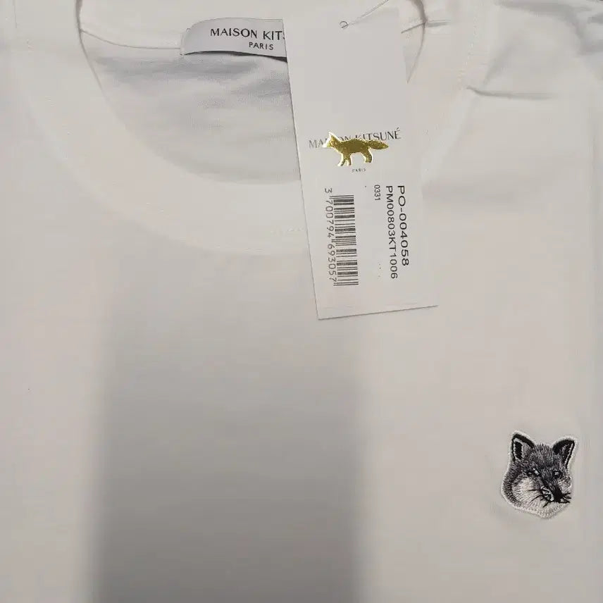 [BUNJANG] Maison White Short-Sleeve T-Shirt (New) / 메종 화이트 반팔티 새상품