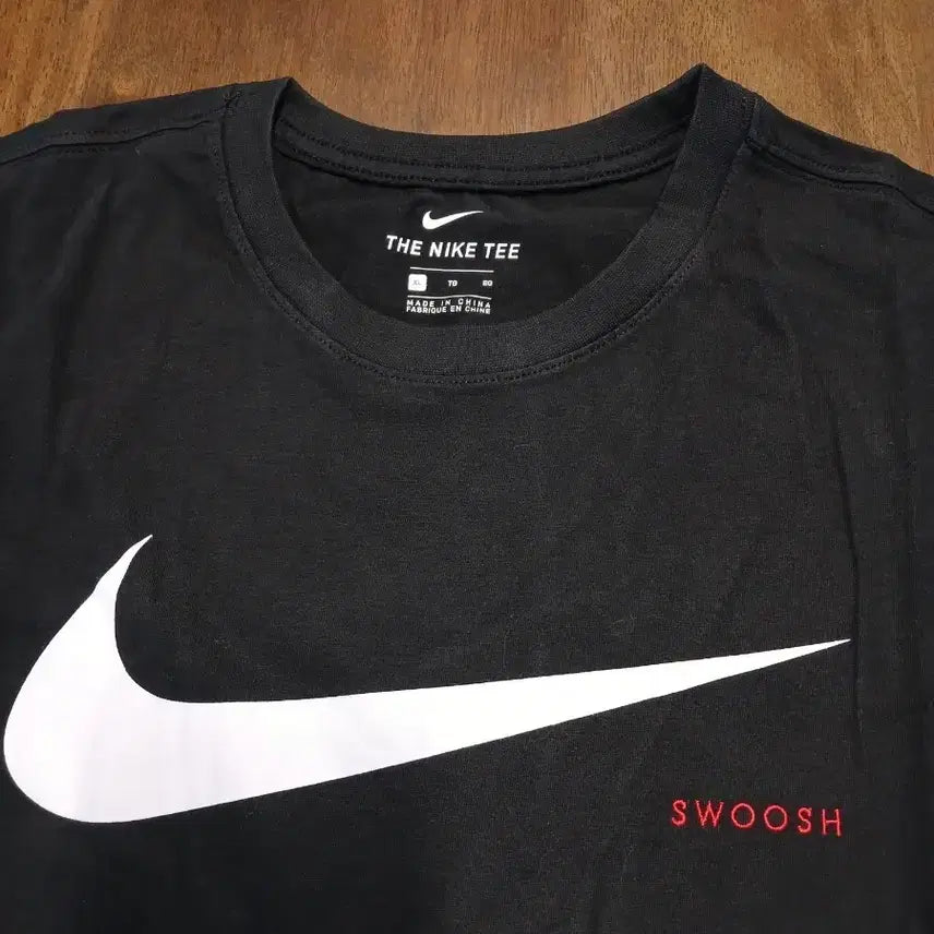 [BUNJANG] Nike Swoosh Short Sleeve T-Shirt Black XL / 나이키 스우시 반팔 티셔츠 블랙