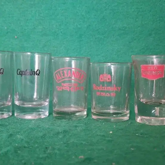 [BUNJANG] Vintage Korean Liquor Shot Glasses (Set of 13) / 국산양주 샷잔13종