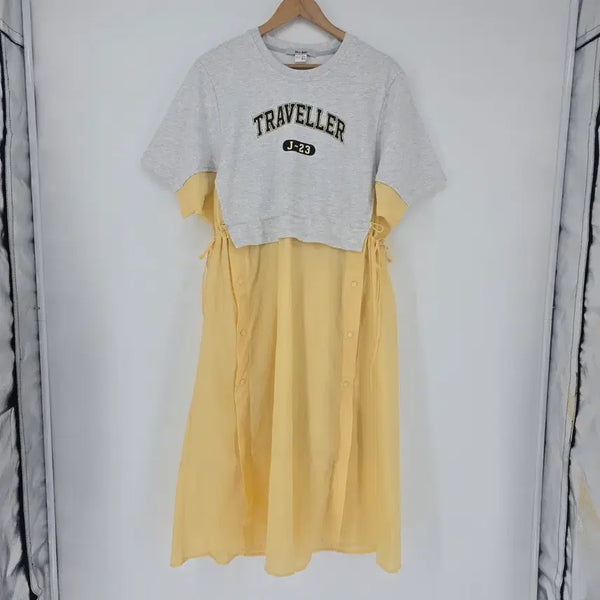 [BUNJANG] Juicy Judy 23 Sweatshirt Dress / (새상품급)쥬시쥬디 23 맨투맨 원피스 넉넉 66 [F50798]
