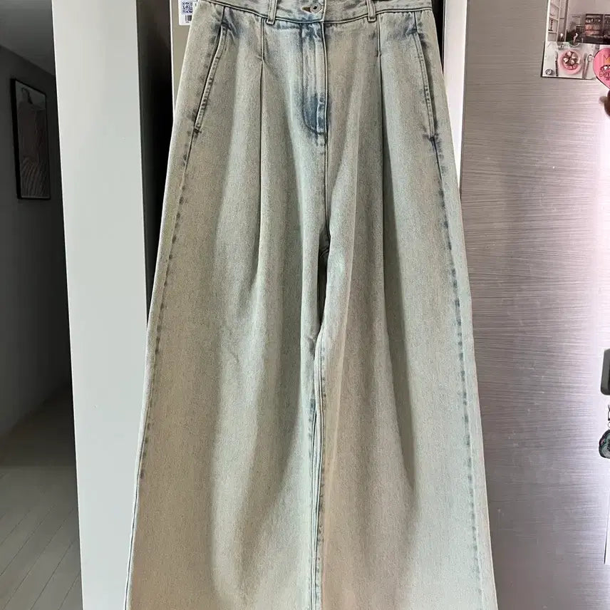 [BUNJANG] RAUM Light Wash Denim Wide Pants / 라움 연청 데님 와이드 팬츠 새상품