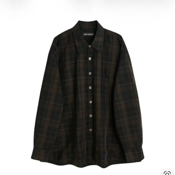 [BUNJANG] Our Legacy Borrowed Shadow Check Shirt / 아워레가시 / 보로우드 쉐도우 체크 셔츠 / 48