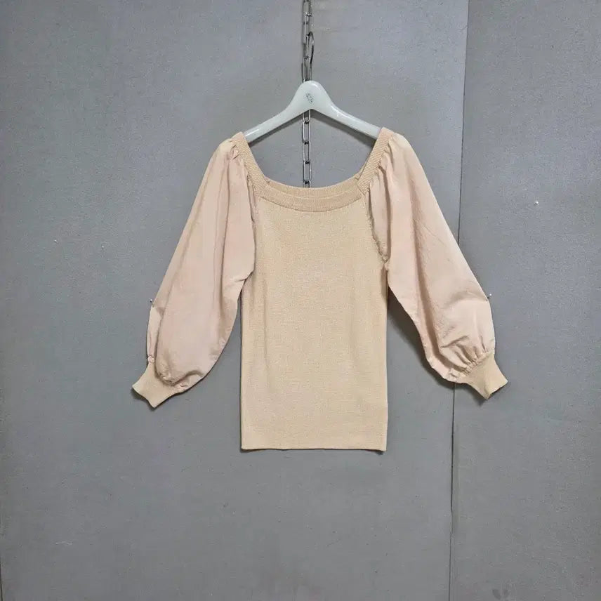 [BUNJANG] G-Cut Square Neck Knit / 지컷 스퀘어넥 니트 F   n4619