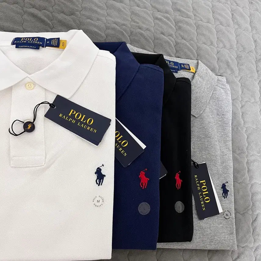 [BUNJANG] Polo Ralph Lauren Men's Short Sleeve Pique Polo Shirt / 폴로 반팔 카라티pk 새상품 정품