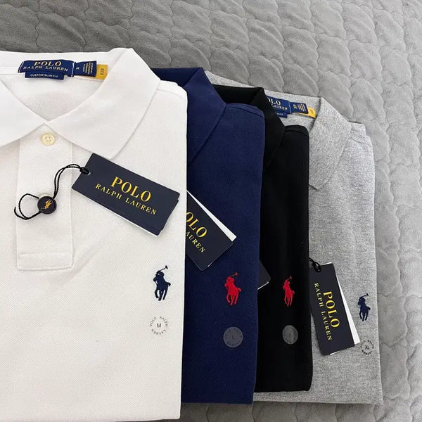 [BUNJANG] Polo Ralph Lauren Men's Short Sleeve Pique Polo Shirt / 폴로 반팔 카라티pk 새상품 정품