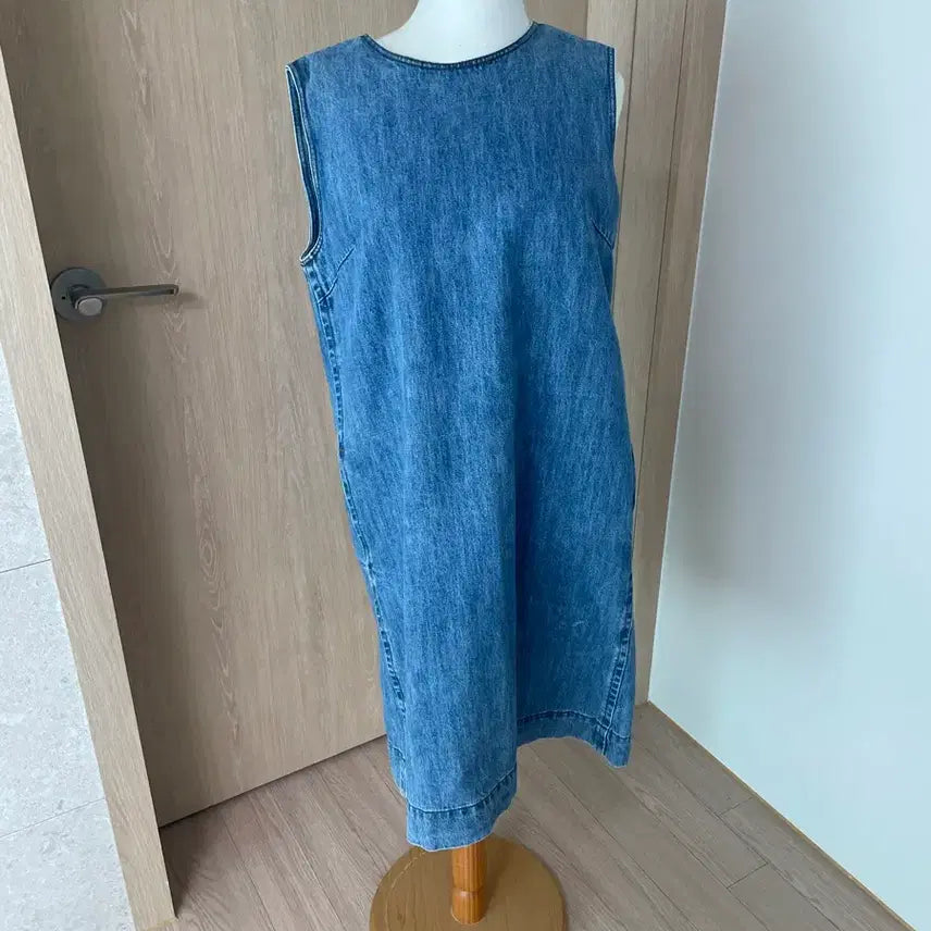 [BUNJANG] Sleeveless Denim Dress / 민소매 청원피스