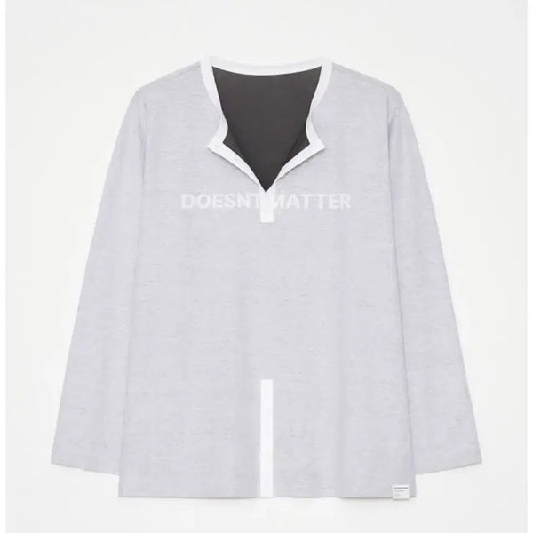[BUNJANG] The Matter Reversible Henley Neck / 더즌매터 리버시블 헨리넥
