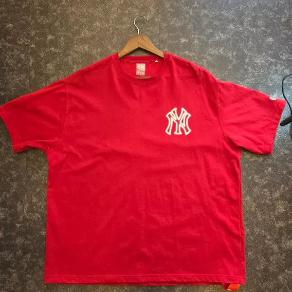 [BUNJANG] MLB New York Yankees Neon Logo T-Shirt Samba / MLB 뉴욕 양키스 네온 로고 티셔츠 삼바