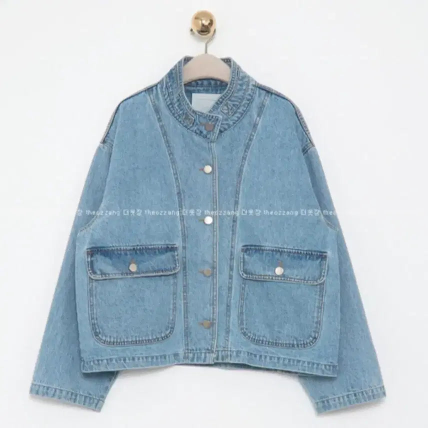 [BUNJANG] The Closet Denim Pocket Blouson Jacket / 청 데님 포켓 블루종 자켓.더옷장.쇼핑몰