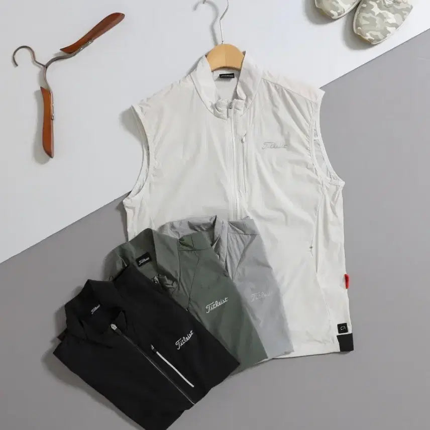 [BUNJANG] Titleist Lightweight Zip-Up Vest / 타이틀리스트 라이트 웨이트 집업 베스트