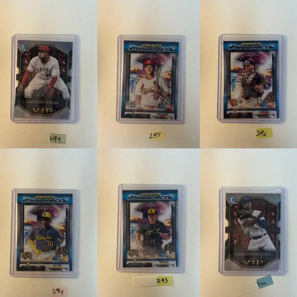 [BUNJANG] Topps MLB Baseball Cards Lot - Featuring Prospects / 웨더 홀트, 페냐 등 유망주 랏 Topps MLB 야구카드 6장
