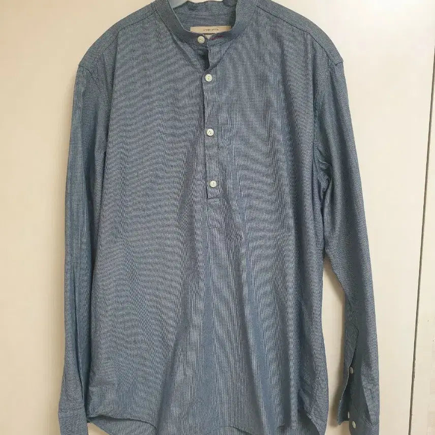 [BUNJANG] Urbanwhite Henly Neck Shirt L / 어반화이트 헨리넥 셔츠 L