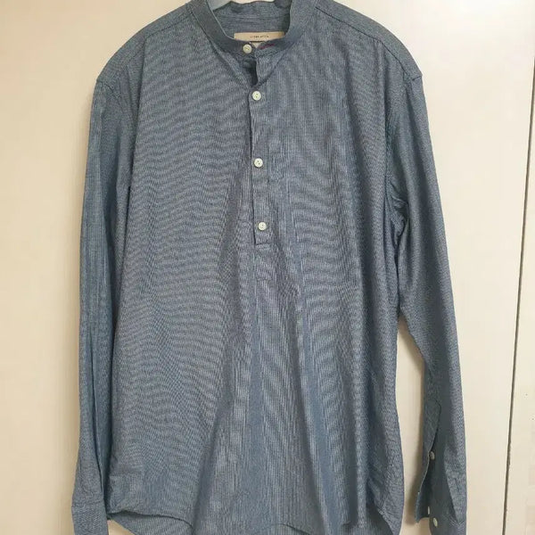 [BUNJANG] Urbanwhite Henly Neck Shirt L / 어반화이트 헨리넥 셔츠 L