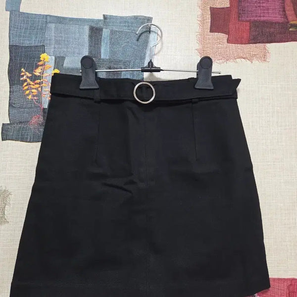 [BUNJANG] Ring Belt Mini Skirt Set / 링 벨트 세트 미니 스커트