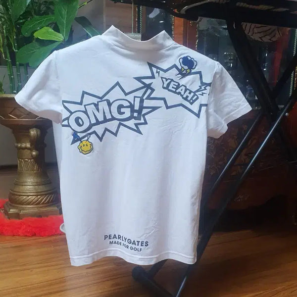 [BUNJANG] PEARLY GATES Women's Golf T-Shirt White / 파리게이츠티셔츠1호