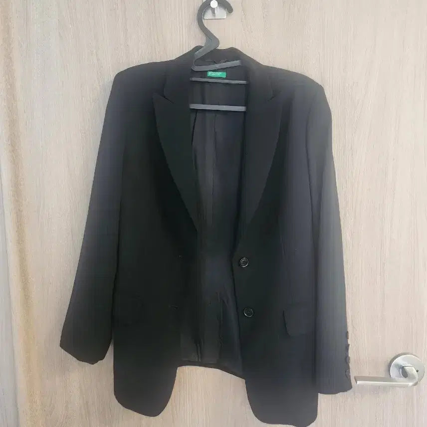 [BUNJANG] Benetton Black Jacket / 베네통 자켓