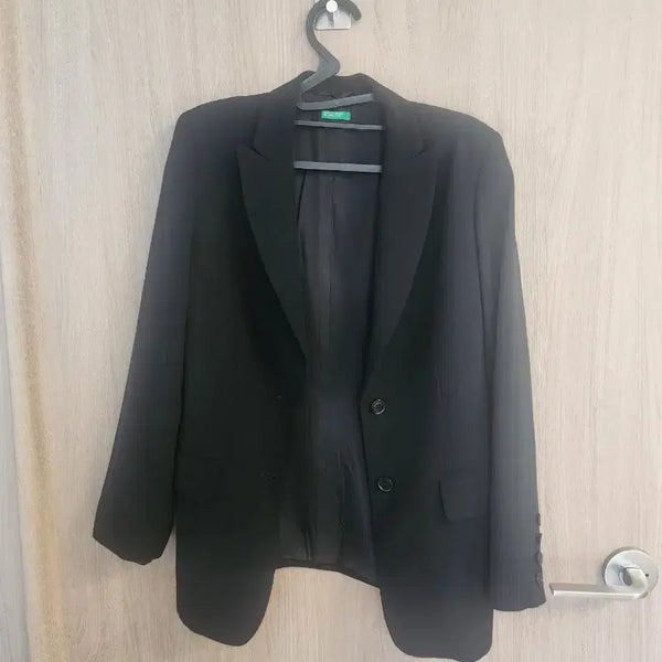 [BUNJANG] Benetton Black Jacket / 베네통 자켓