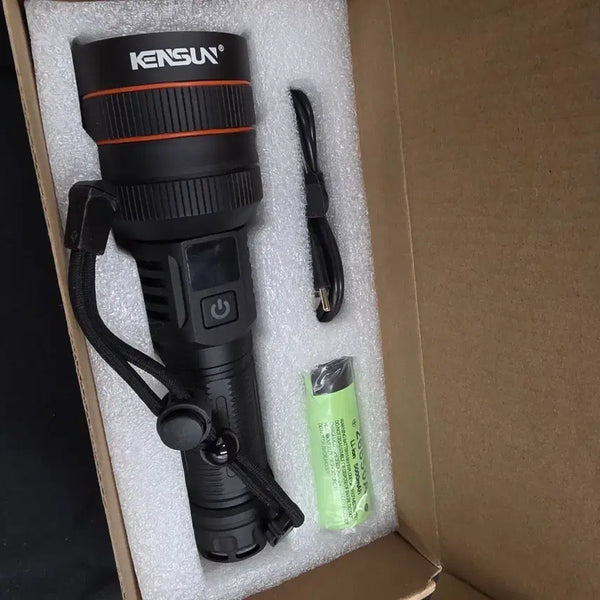 [BUNJANG] KENSUN Powerful LED Flashlight with 5000mAh Battery / KENSUN 강력한 LED 손전등