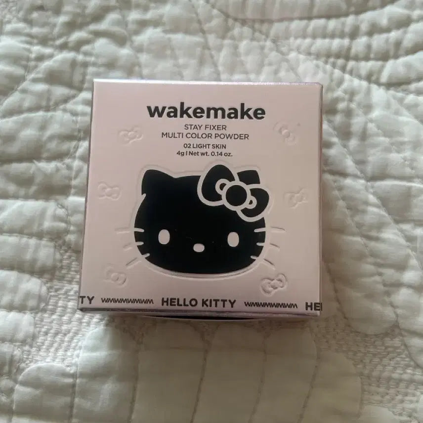 [BUNJANG] WAKEMAKE Hello Kitty Stay Fixer Multi Color Powder 02 Light Skin / 웨이크메이크 헬로키티 스테이 픽서 멀티 컬러 파우더 02라이트스킨
