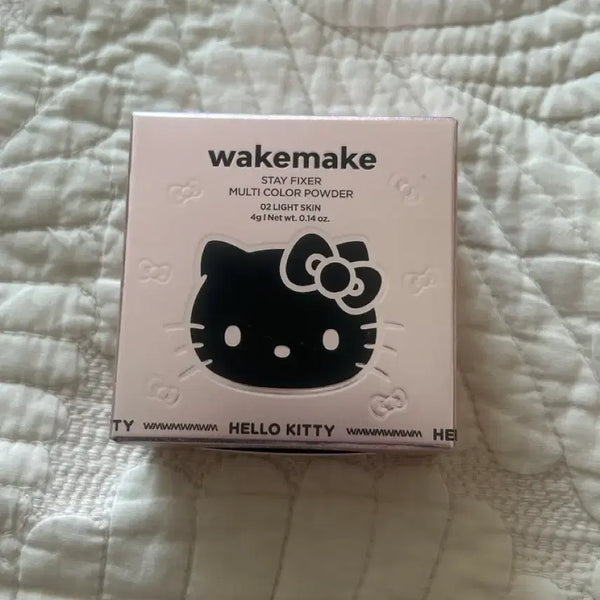 [BUNJANG] WAKEMAKE Hello Kitty Stay Fixer Multi Color Powder 02 Light Skin / 웨이크메이크 헬로키티 스테이 픽서 멀티 컬러 파우더 02라이트스킨