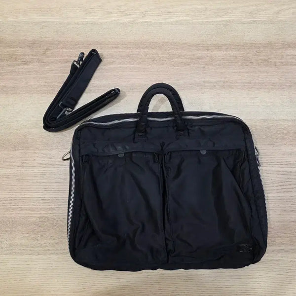 [BUNJANG] Yoshida Porter Tanker 2-Way Briefcase Black / 요시다 포터 탱커 2WAY 브리프케이스 블랙 판매. 622-77136