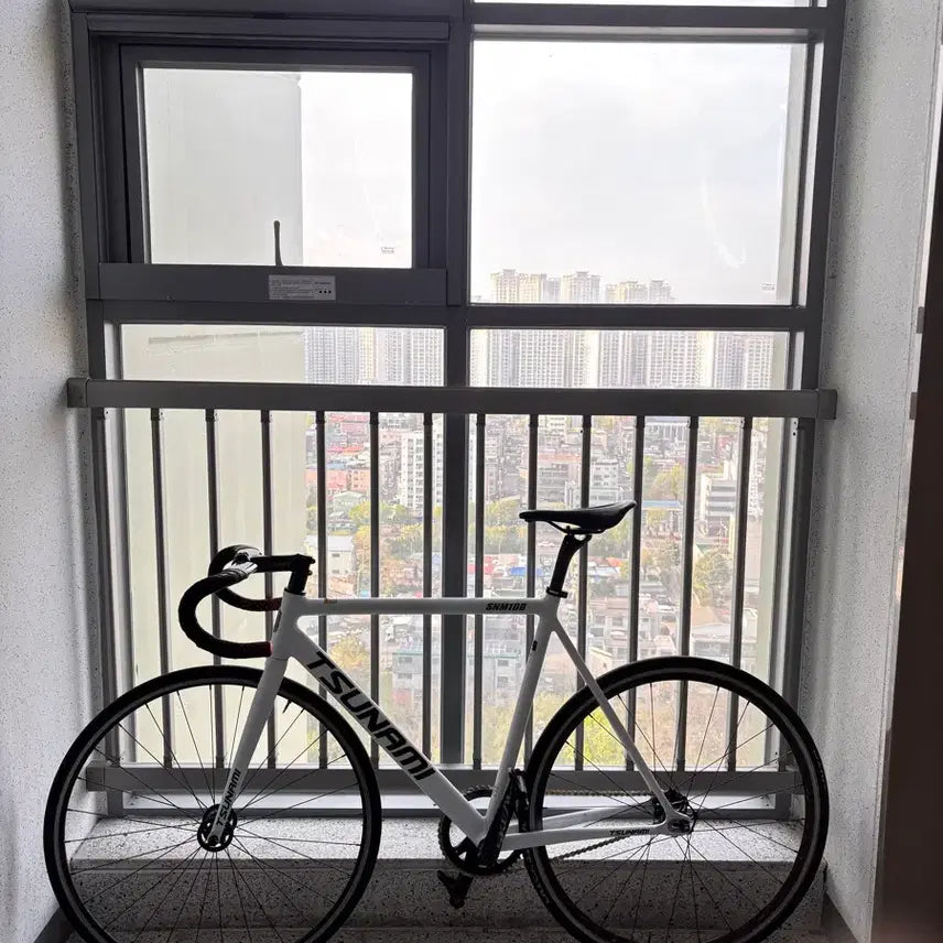 [BUNJANG] Tsunami SNM100 White Bicycle / 쓰나미 snm100 화이트 찐급처!