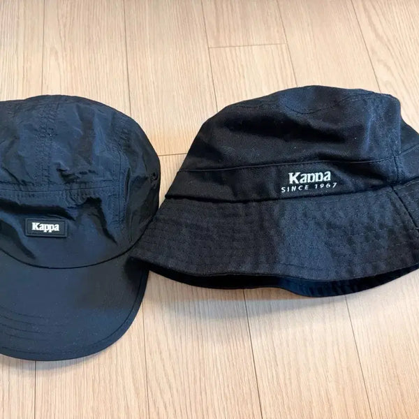 [BUNJANG] Kappa Ball Cap & Bucket Hat Set / 카파 볼캡+버킷햇 일괄