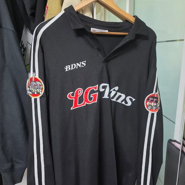 [BUNJANG] Badnurs LG Twins Collaboration Black Long Sleeve XL / 빠더너스 엘지트윈스 블랙 긴팔 판매 xl